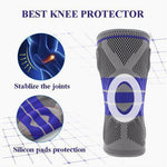 KNEE BRACE SLEEVES-BREATHABLE COMPRESSION 2018 FOR GEL PAD AND SPRINGS KNEEPAD SILICON PAY 1 GET 2