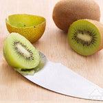 2 in 1 Stainless Steel Kiwi Cutter with Half Dig Spoon